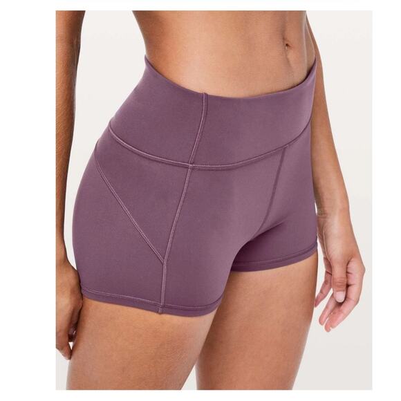 Lululemon In Movement Short *Everlux 2.5" Everlux Arctic Plum 10 - Picture 3 of 10